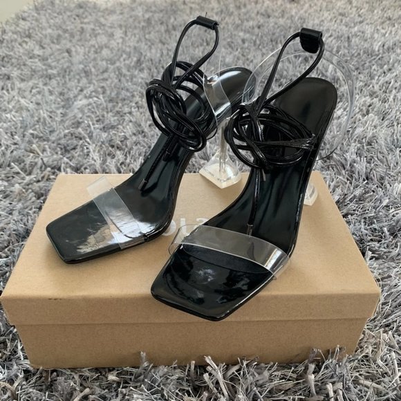 Amazon.com | WAYDERNS Women Ladies Peep Toe High Heels Dress Party Shoes Woman